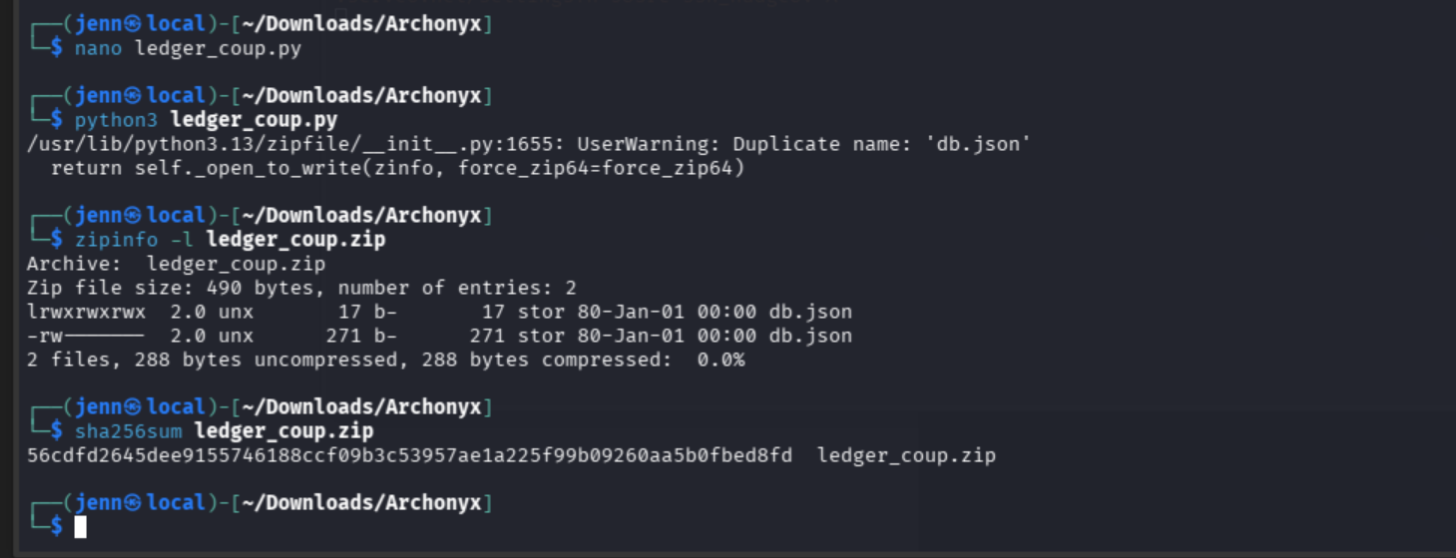 ledger_coup.zip with duplicate db.json entries